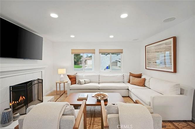 Living Room with Gas Fireplace