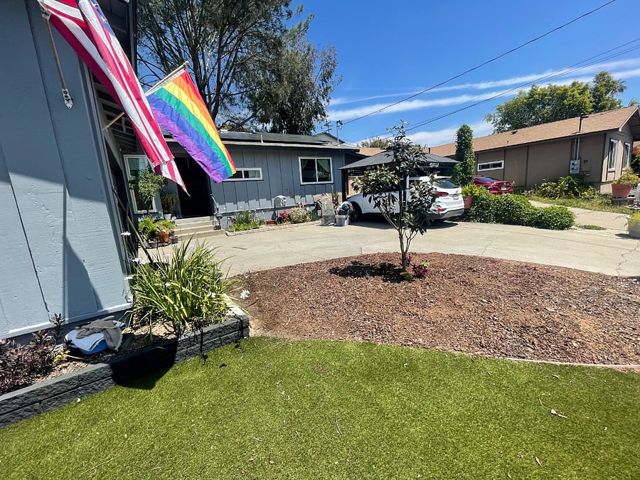 Front yard view
