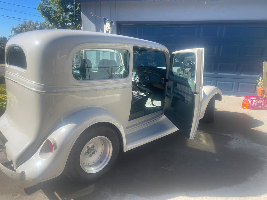 34 Chevy out for weekly cruise nights in LaMesa Village