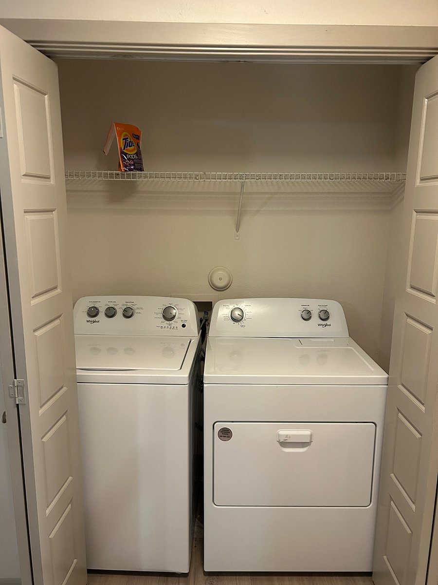 Laundry, Washer & Dryer in Unit.