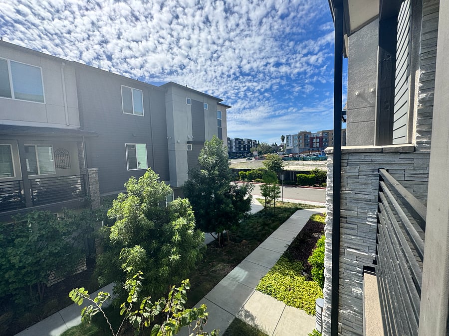 View from the balcony