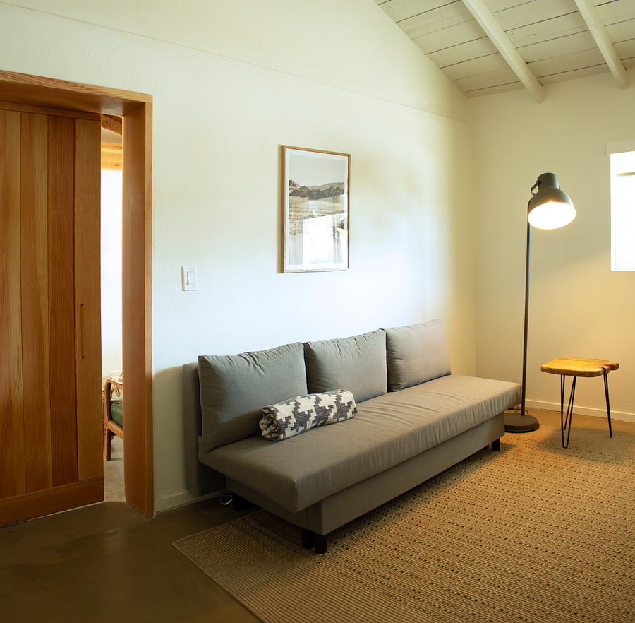 Office with sleeper sofaideal for workspace or additional sleeping.