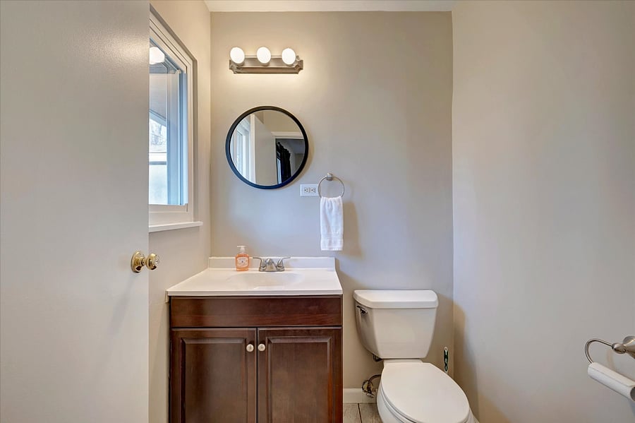 Half Bath, Attached to Main Bedroom