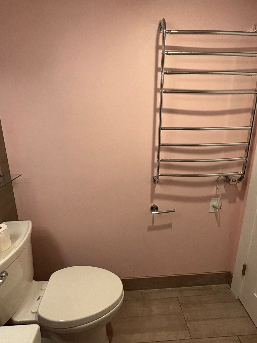 Towel warming rack