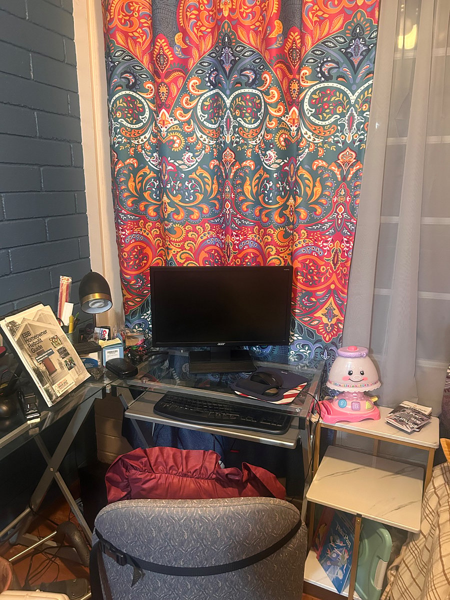 Sofa bed is open. Small room can be used as office or childs room. 