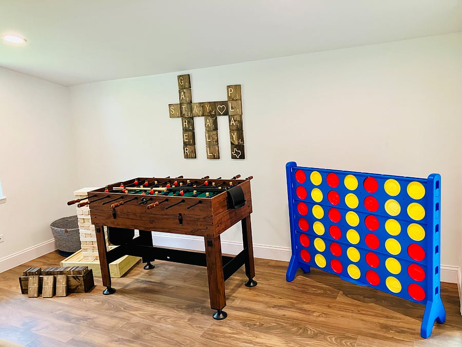 A selection of games available for your enjoyment during your stay.