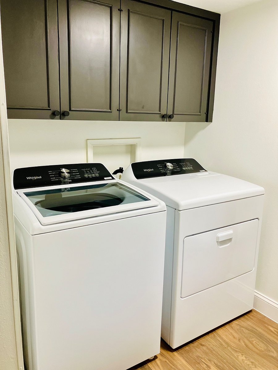 In-home washer and dryer available for your convenience.