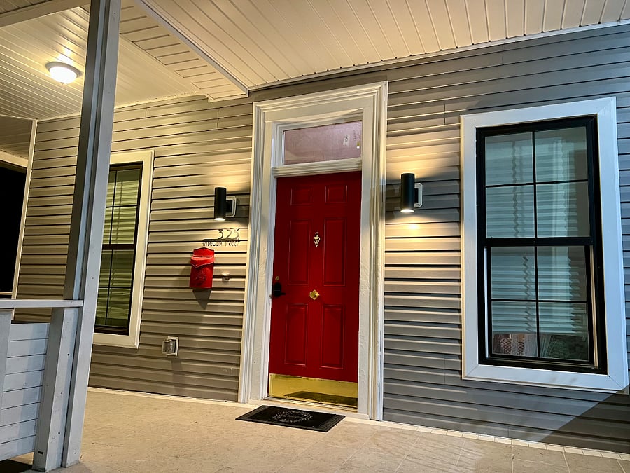 Gorgeous wrap around porch for outdoor dining and rest