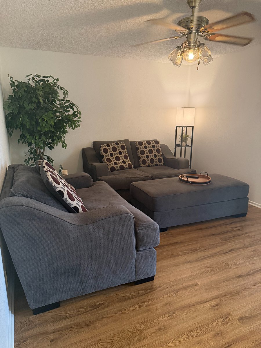Back living area sofas