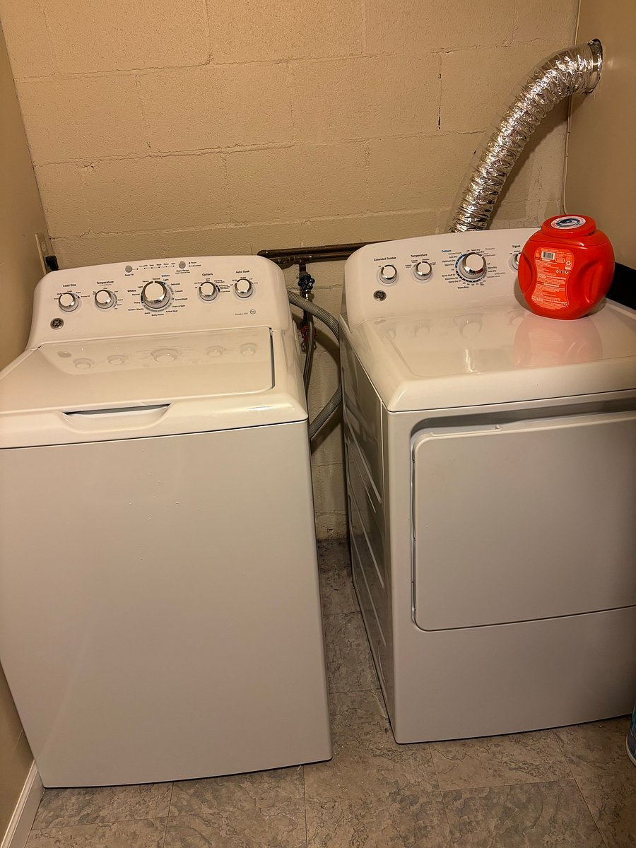 Full sized laundry, shared with homeowner.