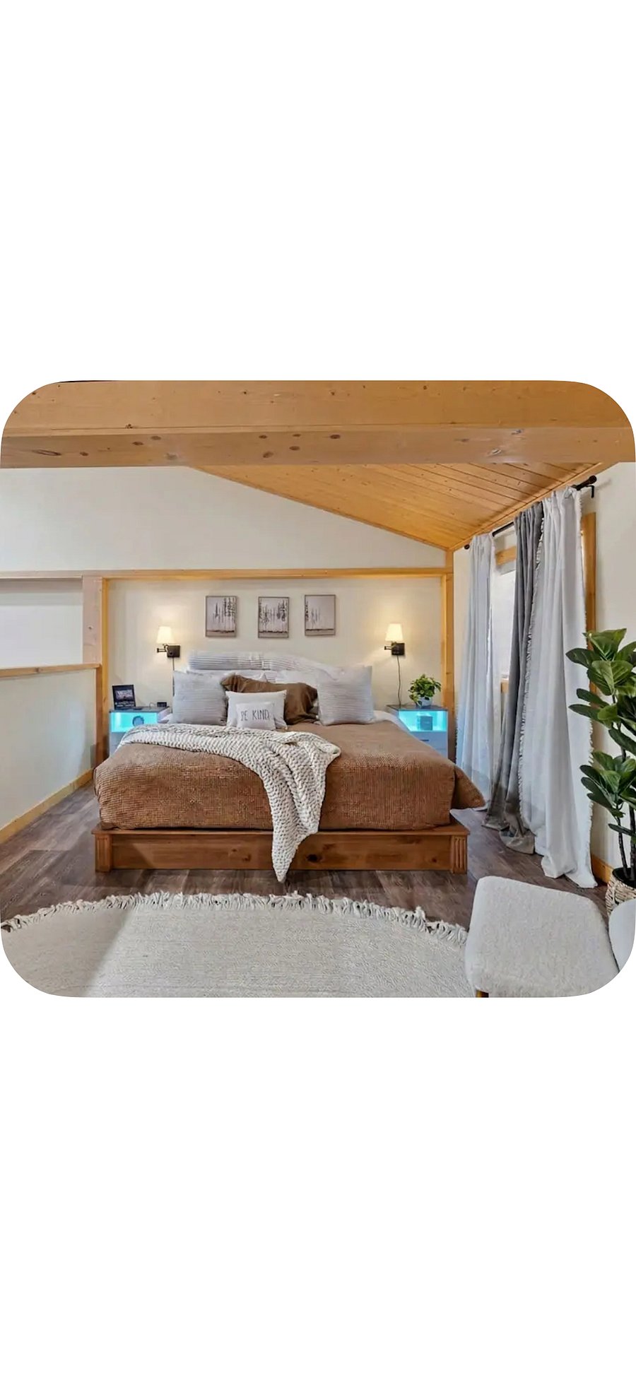 Loft king bed