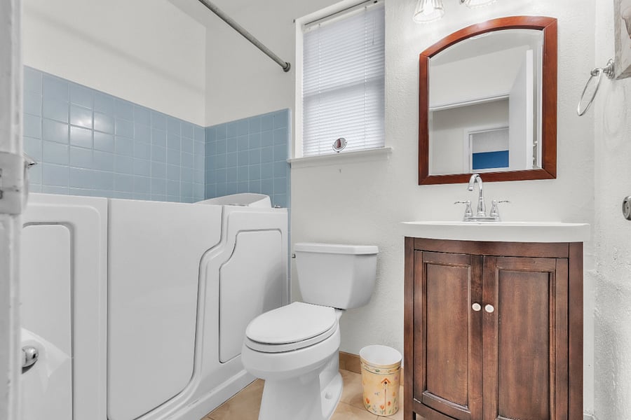 Shared bathroom
