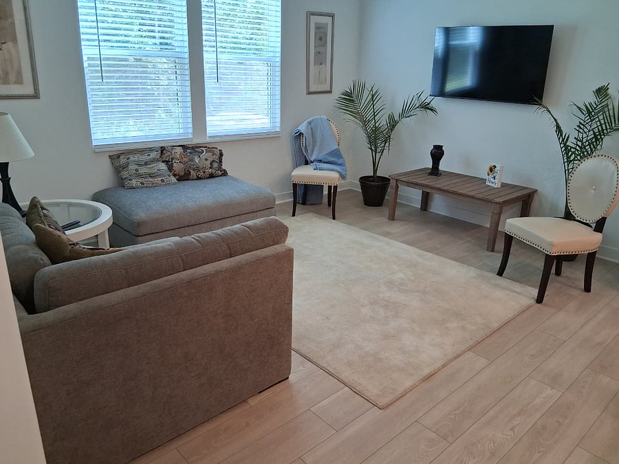Family room off the kitchen