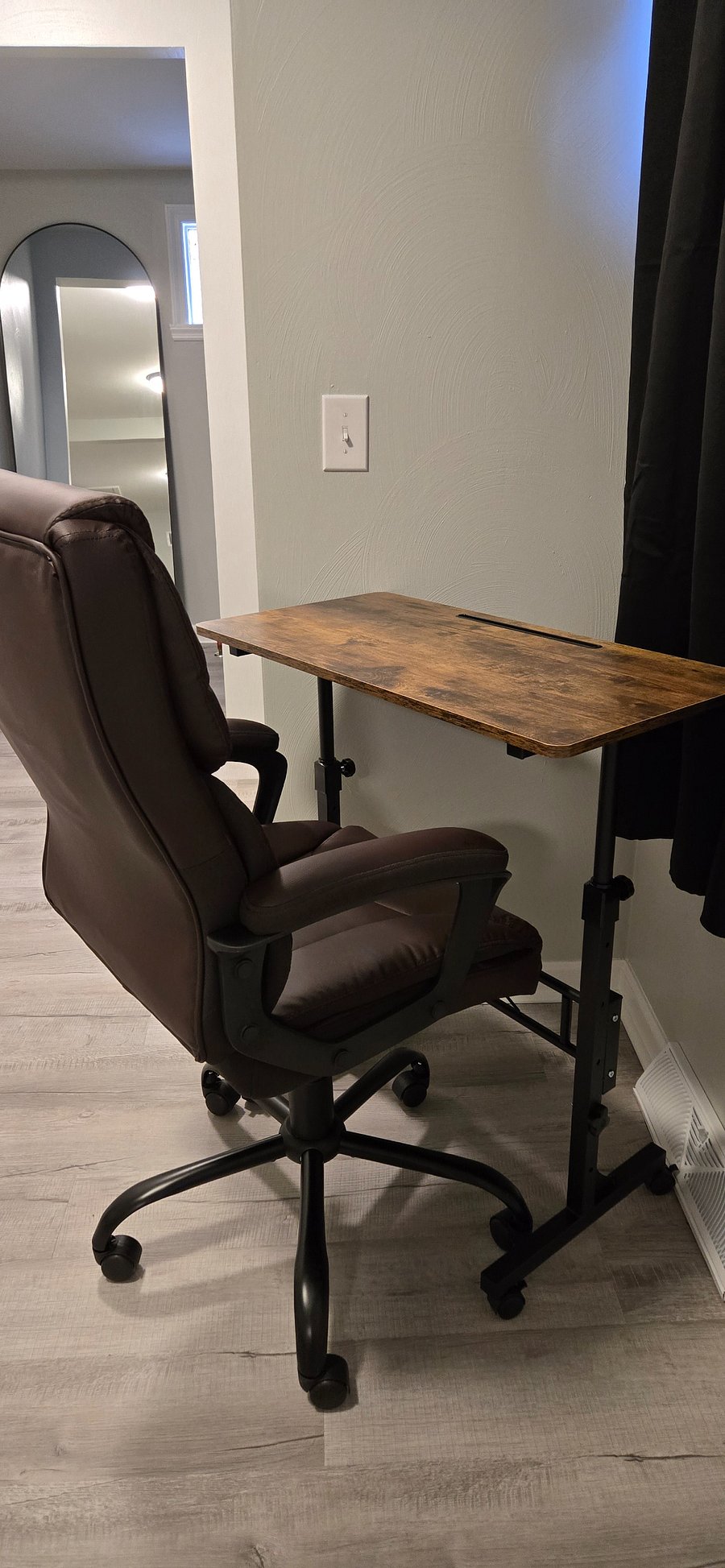 Stand Up Desk and Chair