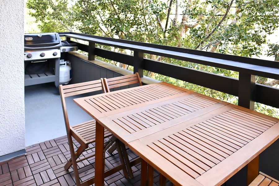 Private Balcony with BBQ