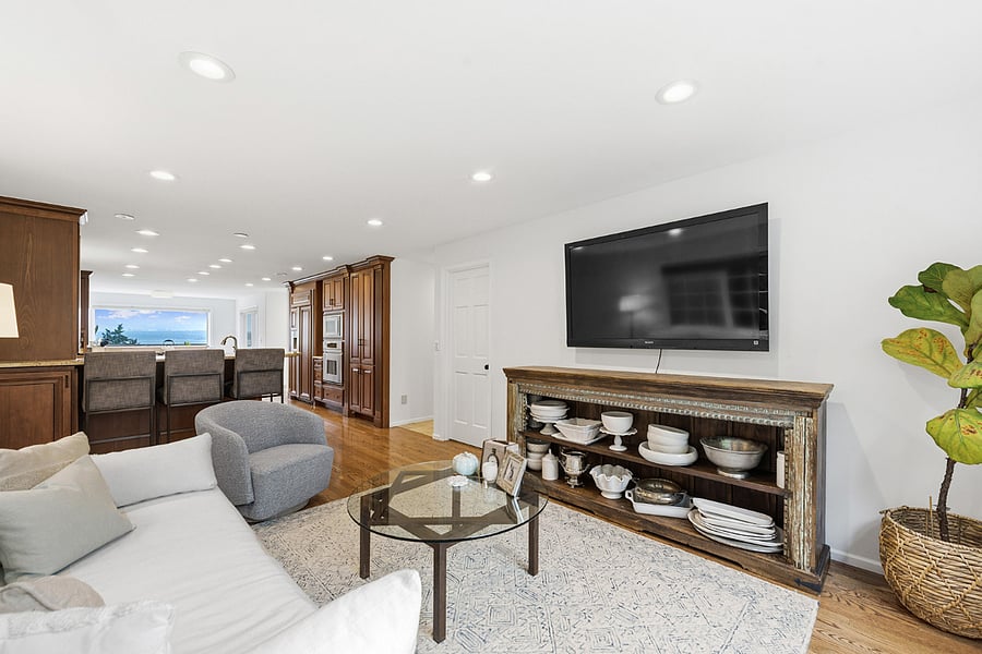 Family Room with Smart TV