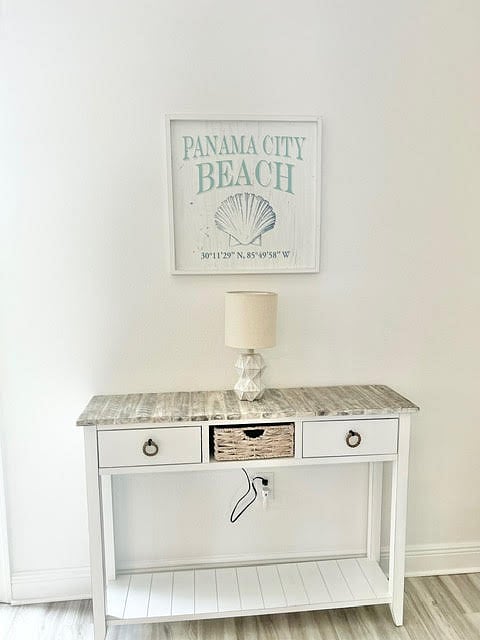 Entrance / walkway table.
