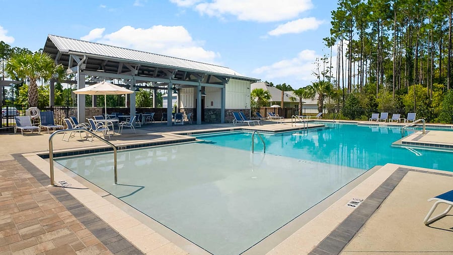 Community pool area.