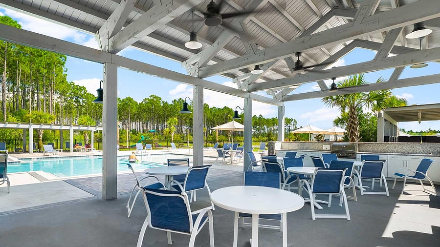 Community pool area.