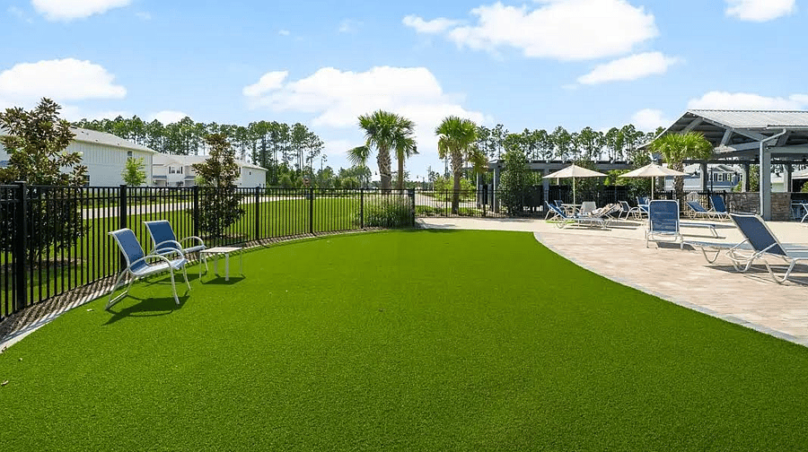 Community pool area.