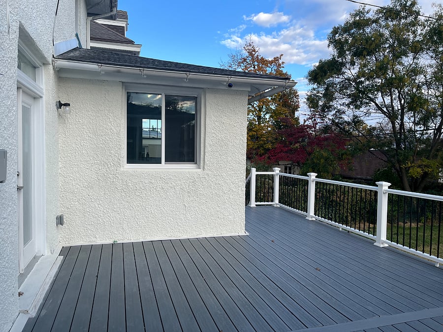 Rear deck