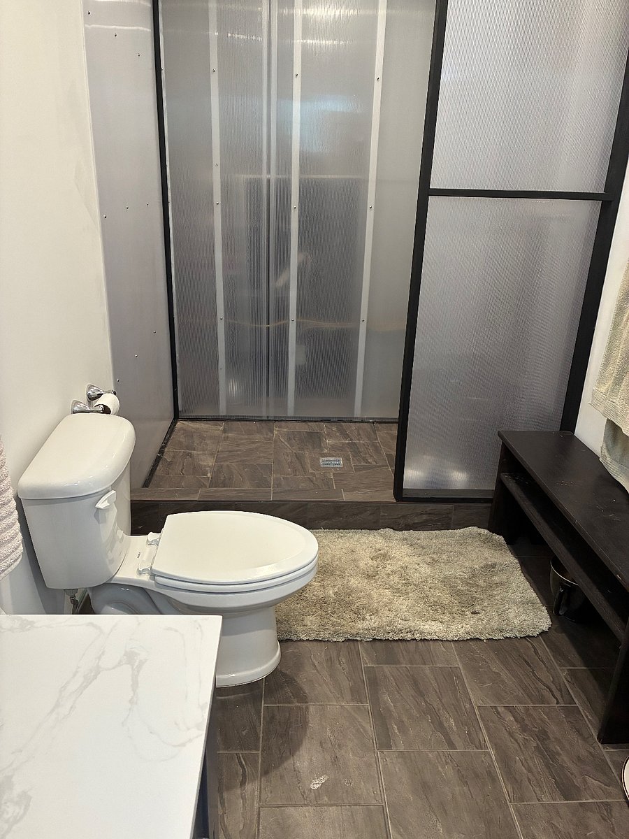 Lower level bathroom