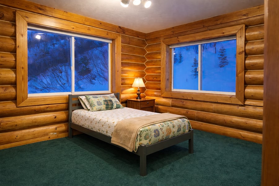Third bedroom with single bed