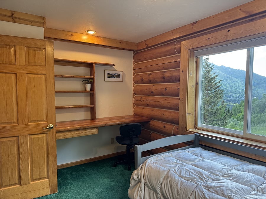 Third bedroom with dedicated work space
