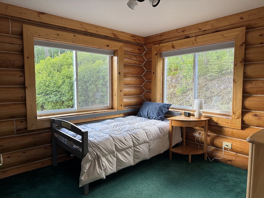 Cozy third bedroom with dedicated work space