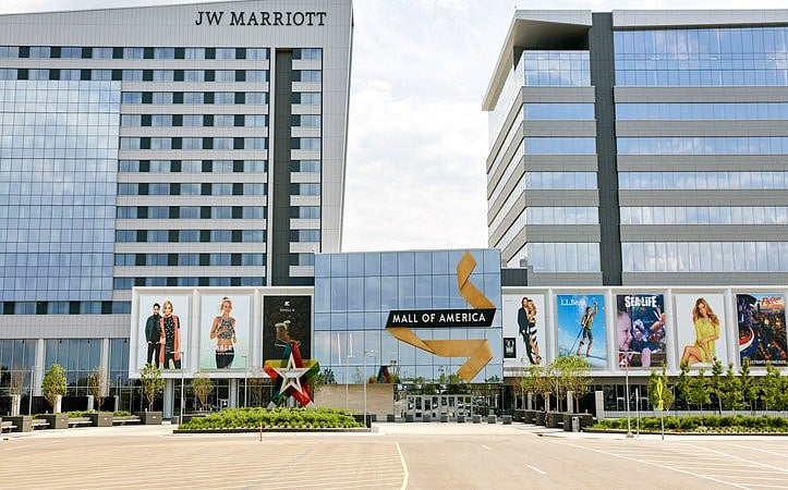 The Mall of America is about a 7-10 minute drive away!