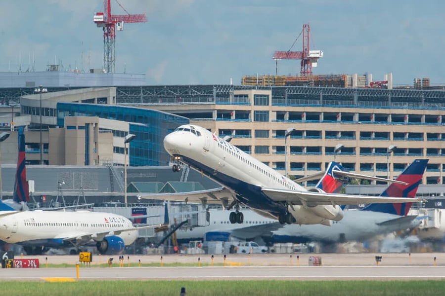 The MSP airport is a 10 minute drive!