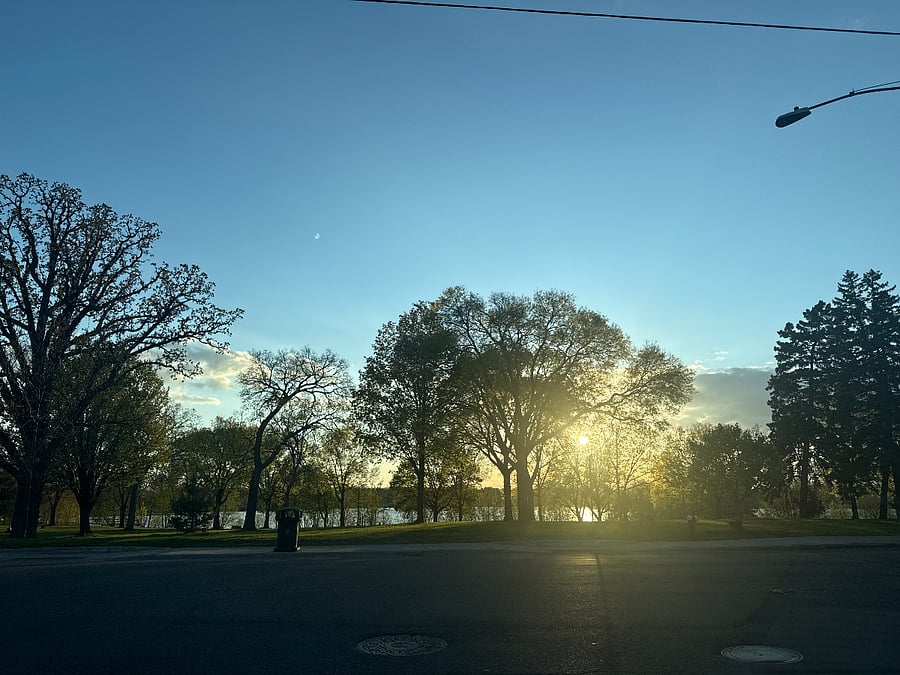 Go for a nice walk near Lake Hiawatha!