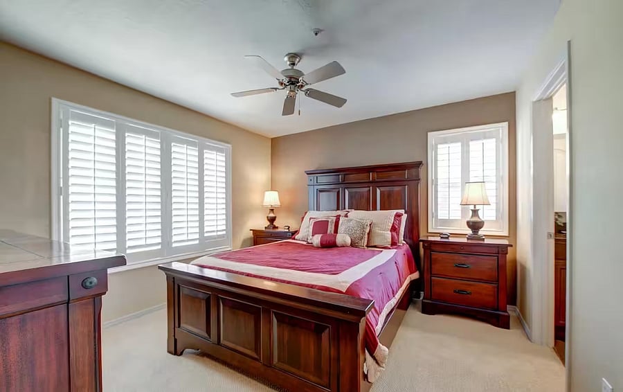 Master bedroom. 