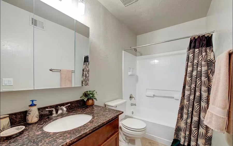 Second bathroom. 