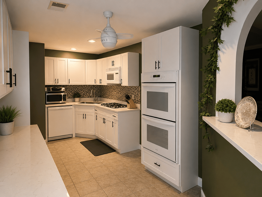 Spacious kitchen