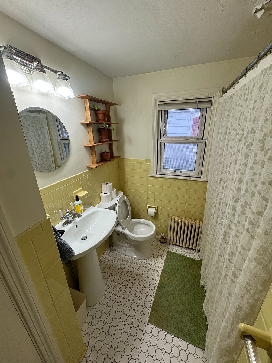 This is a closer view of the renters bathroom.