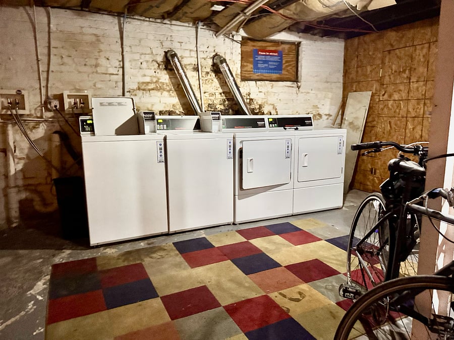 Laundry Room - no quarters, paid by app, 23 steps from unit.