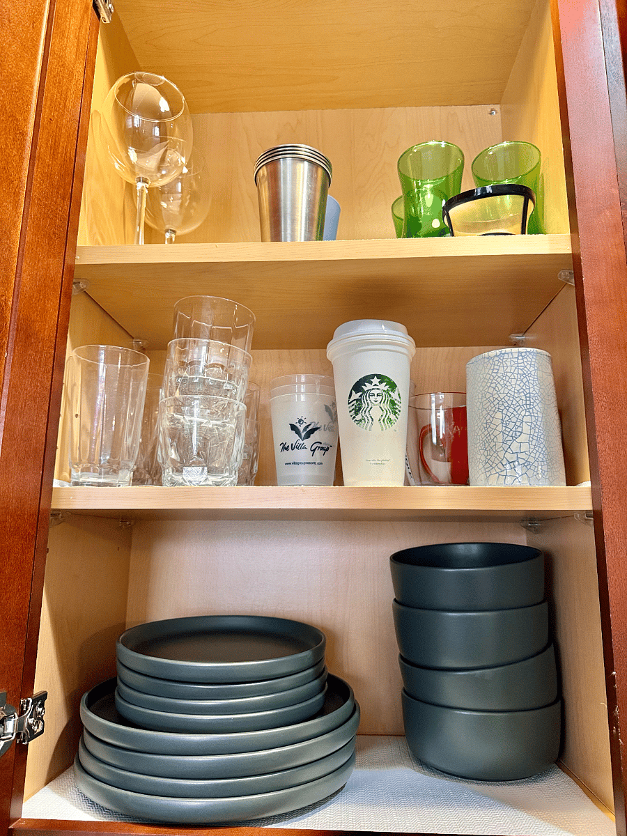 kitchen dishes and glassware