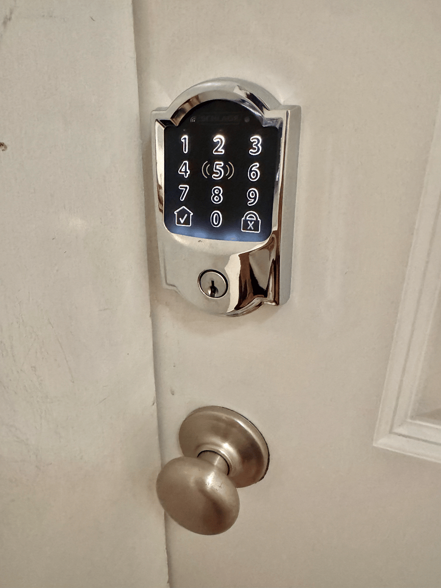 keyless entry, updated with a code of your choosing