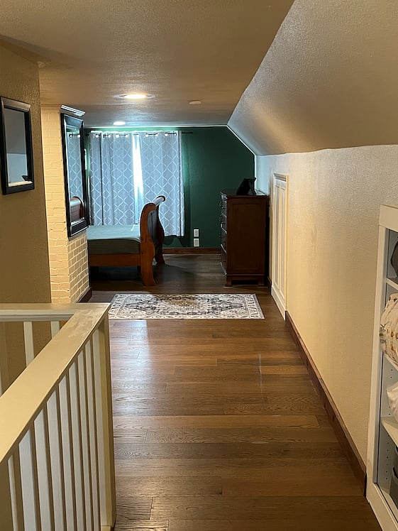 2nd-floor suite from the top of the stairs