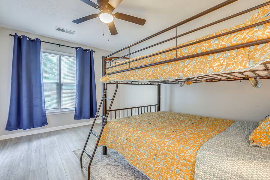 Second floor bedroom 3 - full over full bunk beds
