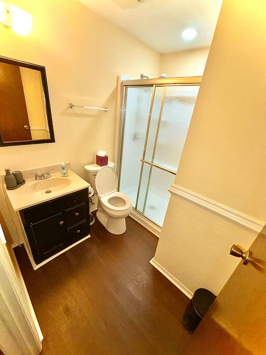 Newly renovated shower and bathroom!