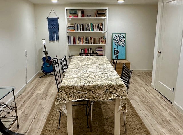 Dining/work room - view from living room