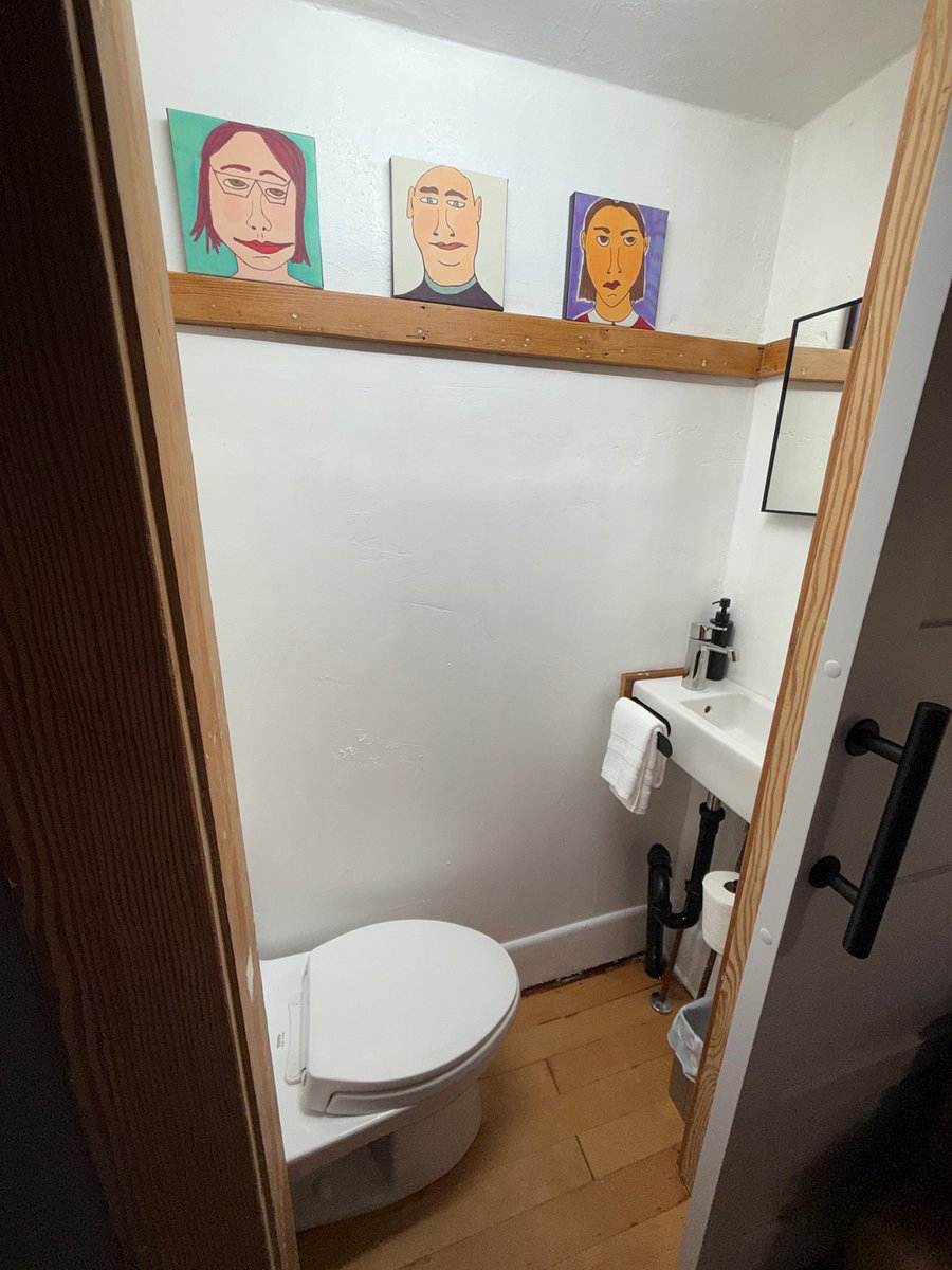 Half Bath in sitting room/office