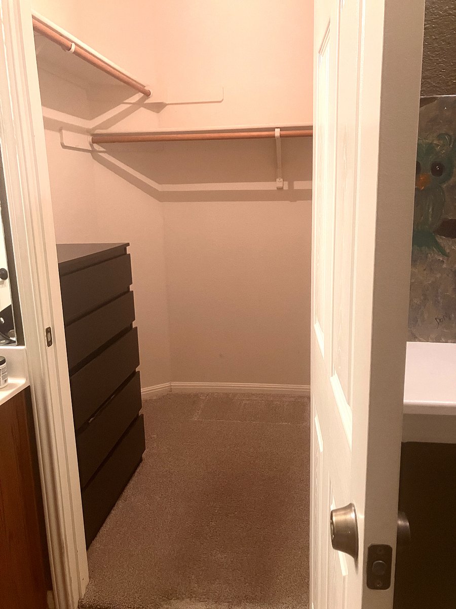 Master Bedroom Walk In Closet - left side**