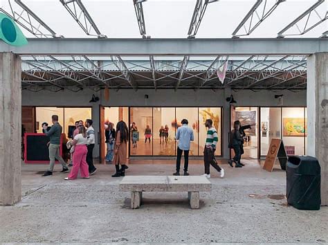 Walk or bike to get into the creative swing at Canopy art studios
