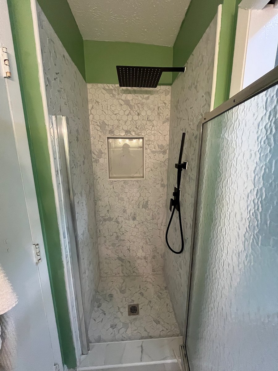 Newly renovated walk-in shower!