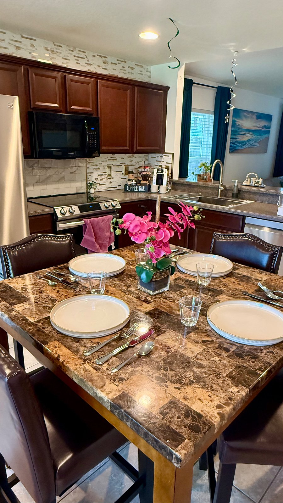 Kitchen and dining room