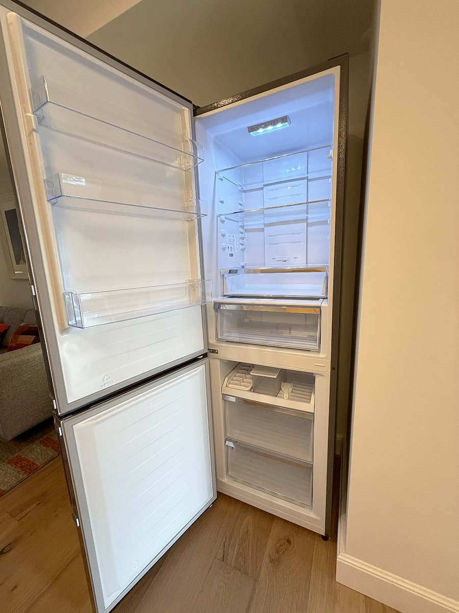 Interior of new refrigerator/freezer