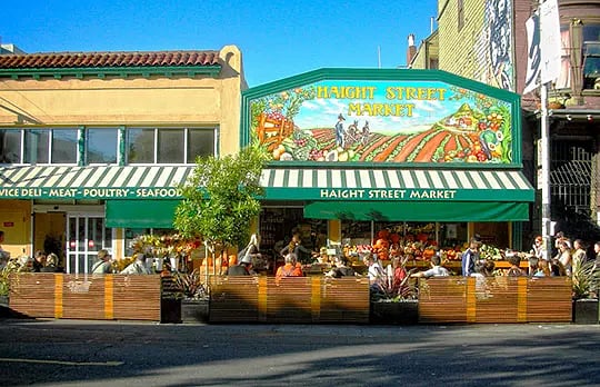 Great grocery store nearby (aka "Gus's" on Haight St. - 3 blocks away)